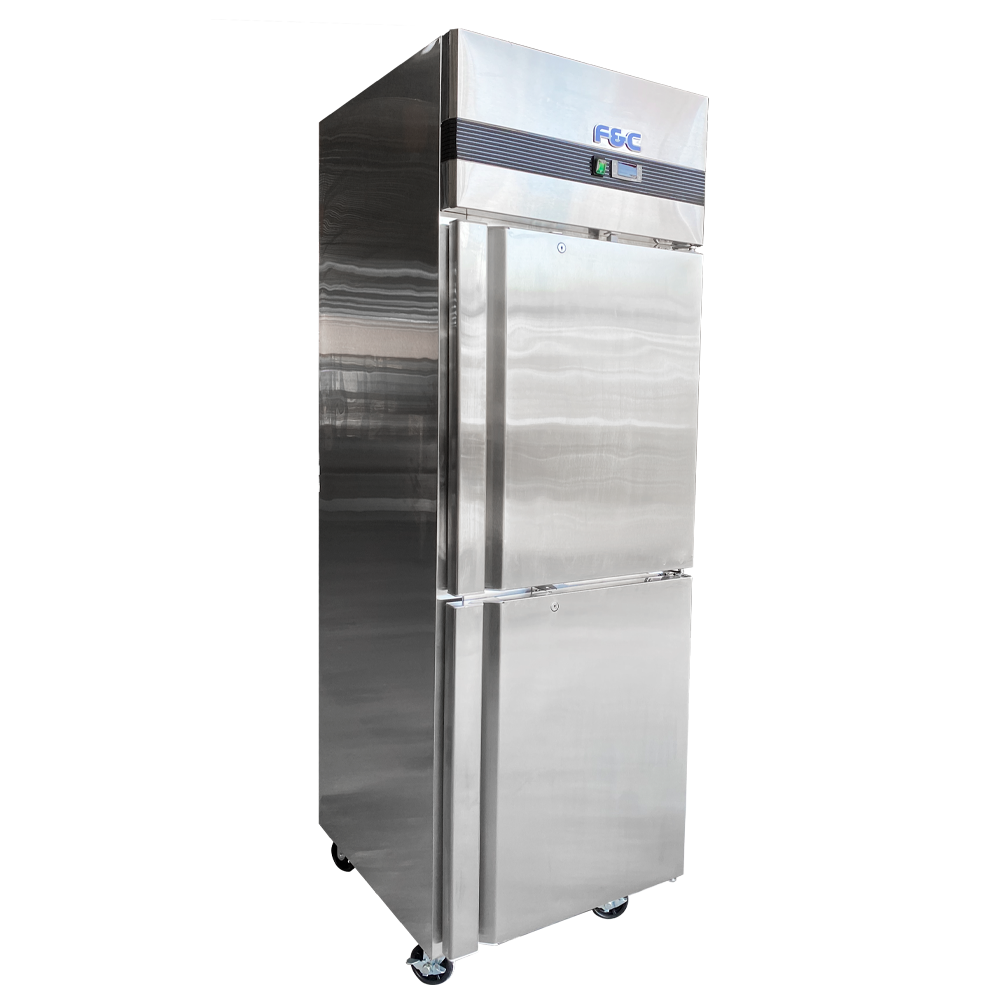 QP S/steel 2 Magnetic Doors Upright Freezer Blower System (Model: SCX-2DF)