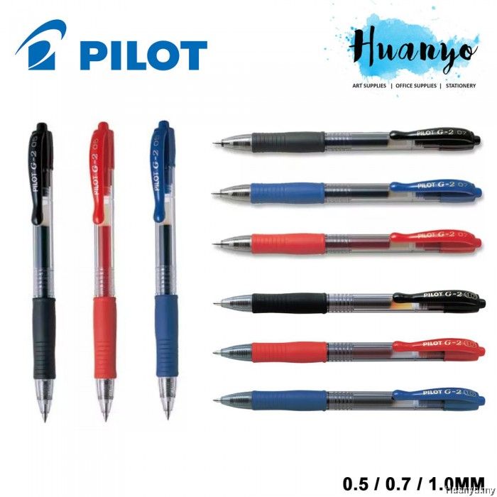 PILOT G2 GEL PEN (0.5/0.7/1.0) ALL COLOUR