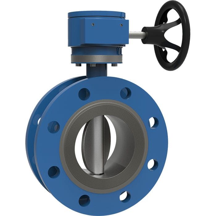 utterfly valve double flange 3" 150