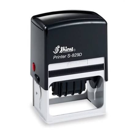 SHINY S-829/S-829D SELF INKING RUBBER STAMP WITH RUBBER -40MM X 64MM /Shiny /S-829 /Self Inking Rubber Stamp /Rubber Stamp /Color Stamp