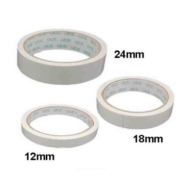 DOUBLE SIDED TISSUE TAPE (5 PIECE X 12MM/18MM/24MM/48MM X 10YARDS)