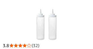 Others *GRILLTIDERSqueeze bottle, plastic/transparent, 330 ml - 2packs