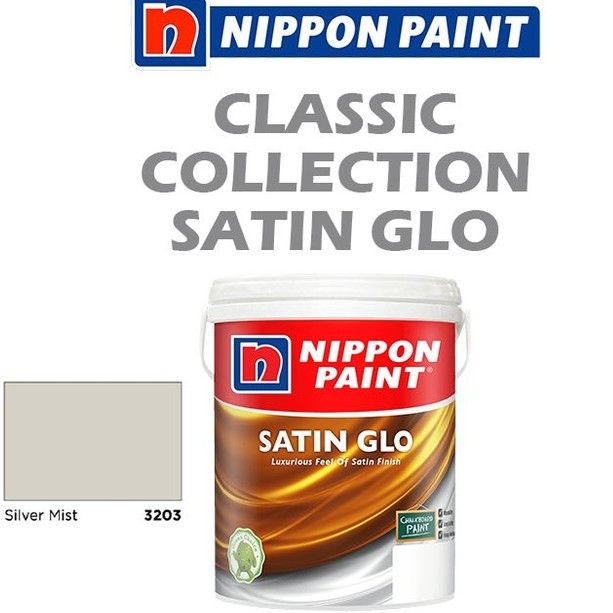Nippon Satin Glo - Silver Mist 3203