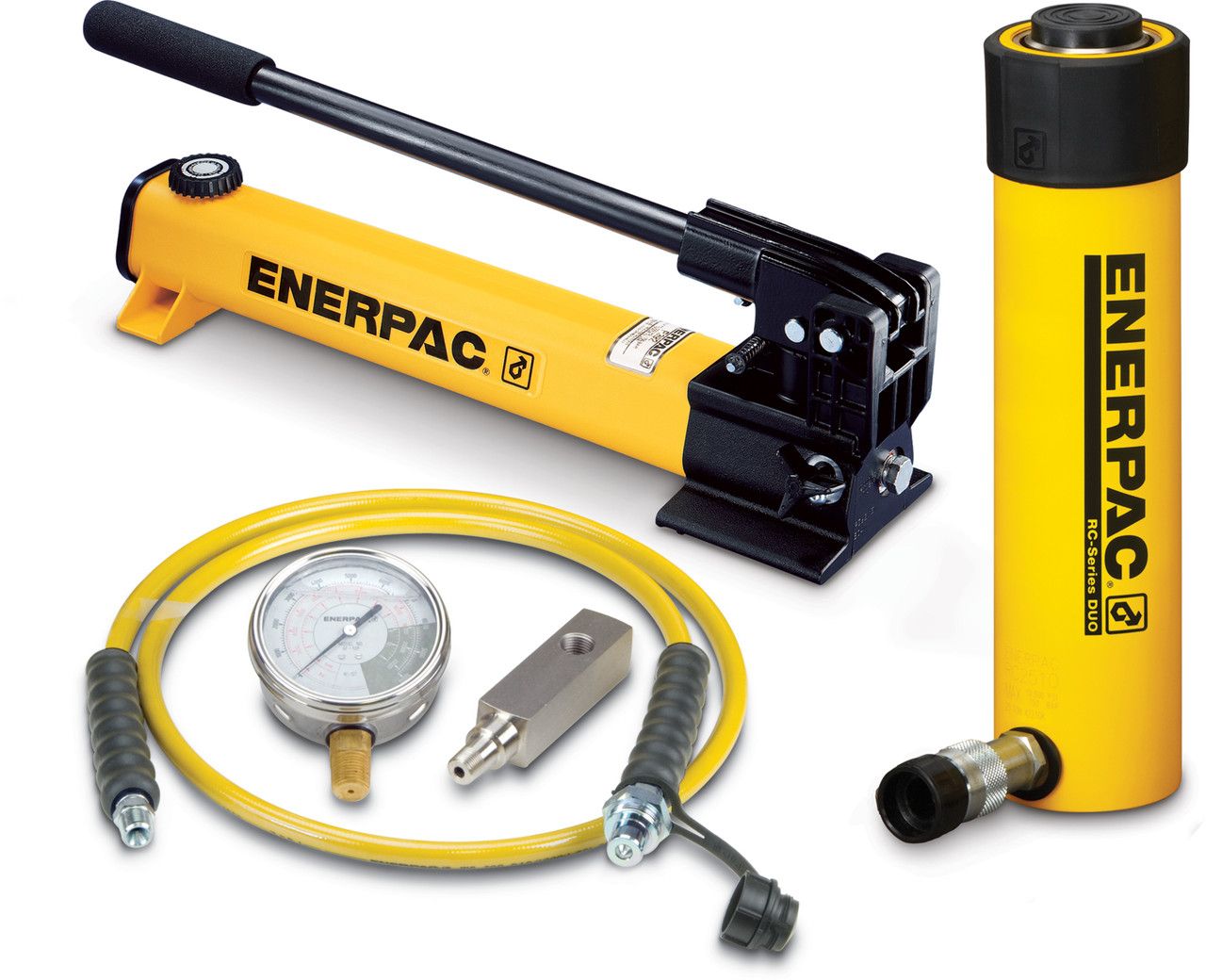 Enerpac SCR506H 30Ton , 6.25 in stroke , hydraulic cylinder hand pump set