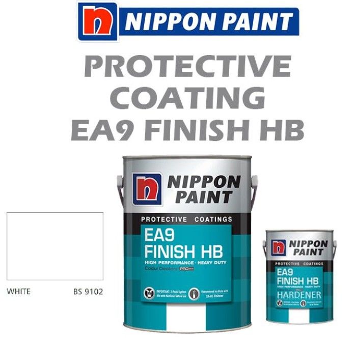 Nippon High Performance Protective Coating - EA9 Finish HB White BS9102
