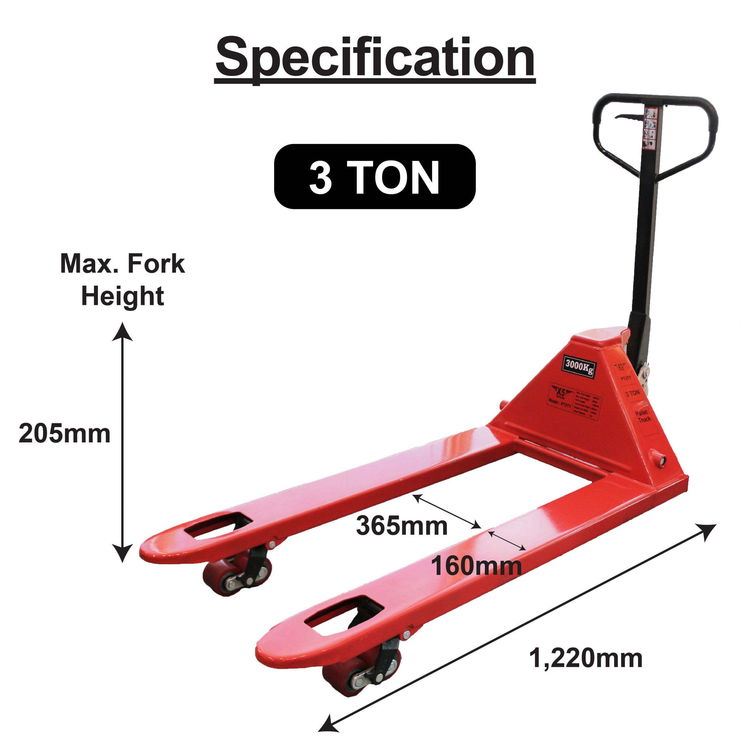 Others *X5 3 TON HEAVY DUTY PALLET TRUCK
