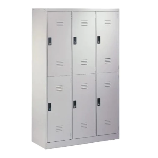 QP 6 COMPARTMENTS STEEL LOCKER 915W X 381D X 1828H (MM) S141/A