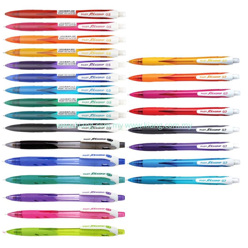 Pilot RexGrip Mechanical Pencil ( 0.5/ 0.7 ) Value Pack