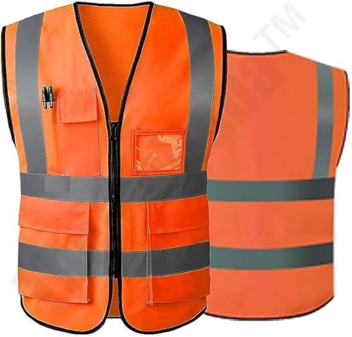 QP TM SAFETY VEST 2 INCHES ORANGE REFLECTIVE TAPE