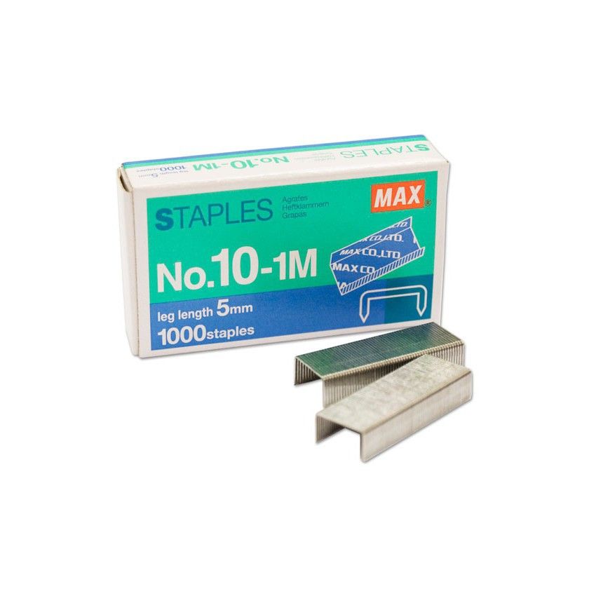 MAX STAPLES (NO.10-1M)(NO.11-M) / Max / Staples / Bullet Stapler / No.10-1M / No.11-M / Max Staples