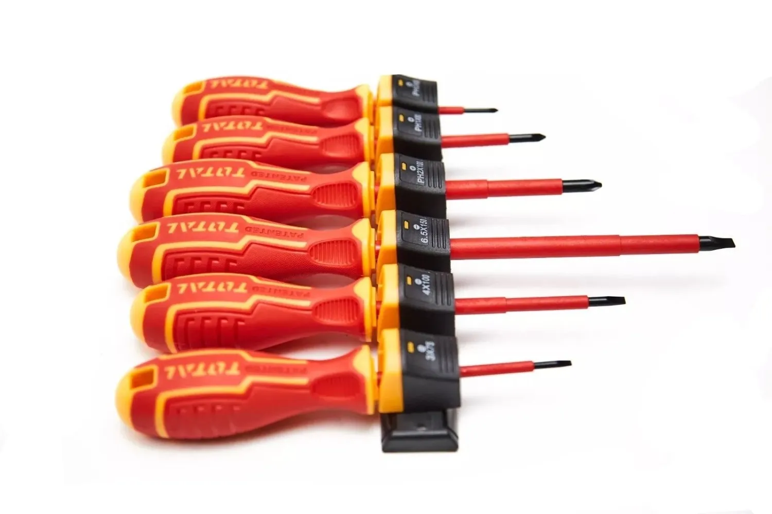 TOTAL - 6pcs Insulated Screwdriver Set (T-THTIS566) / Screwdriver / Screwdriver set / Slotted Screwdriver / Philips Screwdriver