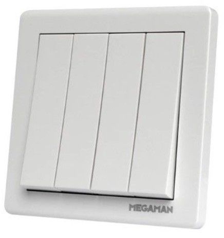 SE SETIA ELECTRIC MEGAMAN GREY 4GANG 1WAY