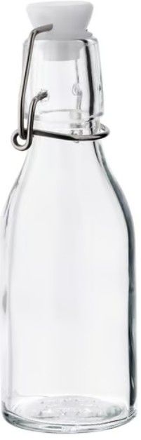Others *Bottle with stopper, clear glass, 15 cl - 3pack