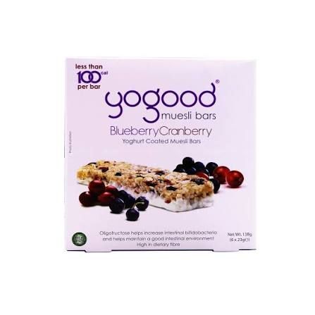 QP Yogood muesli Bars Blueberry & Cranberry pack (6x23g/138g)