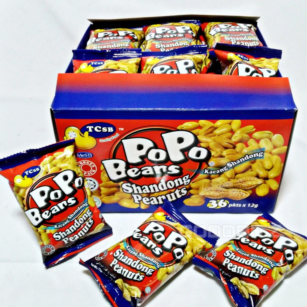 QP POPO BEANS SHANDONG PEANUTS 12GX36'S