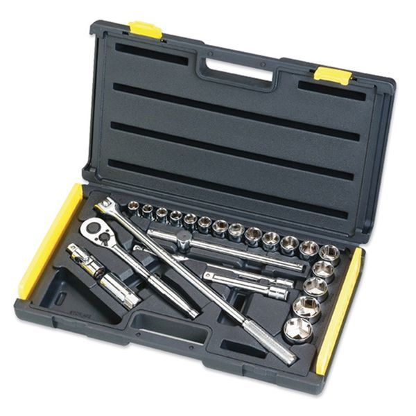 Stanley SKT SET 1/2"DR 25PC 6PT MET