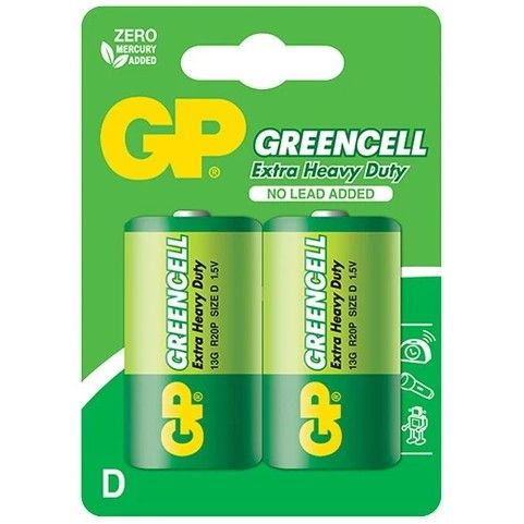 SE SETIA ELECTRIC GP GREEN CELL SIZE D C2 2PCS