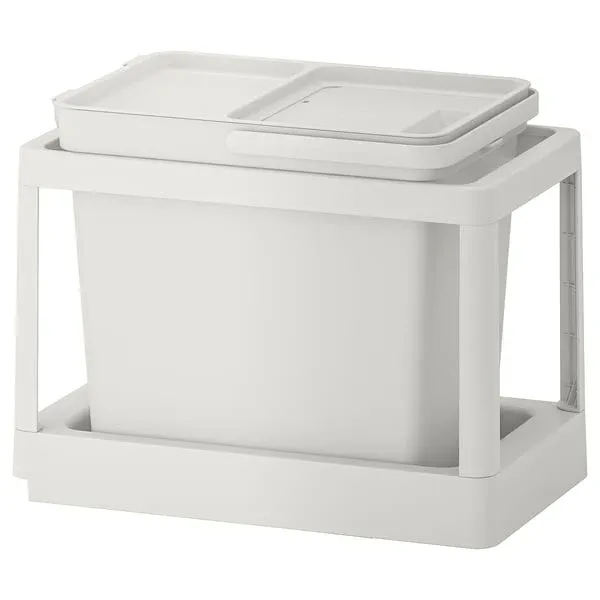 Others *HÅLLBAR Waste sorting solution, for METOD kitchen drawer/light grey, 57 l