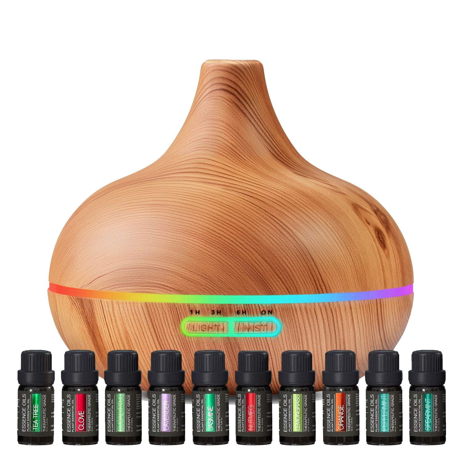 Aroma Diffuser (set) with essential oil