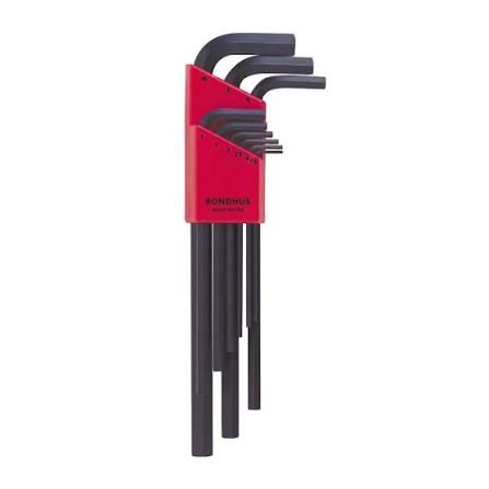 Others *BONDHUS 12199 (HLX9M) HEX KEY L-WRENCH SET / ALLEN KEY SET (LONG-ARM)