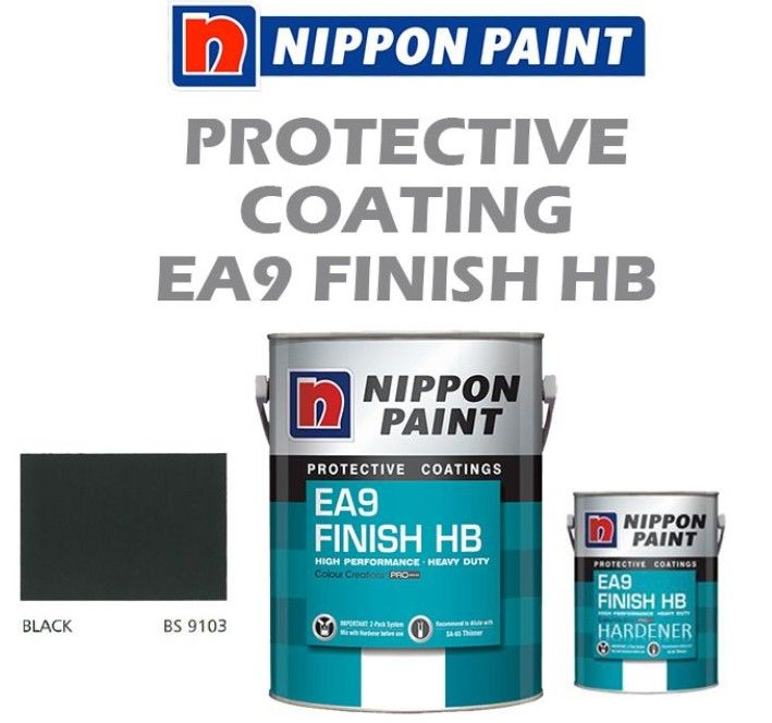 Nippon High Performance Protective Coating - EA9 Finish HB Black BS9103