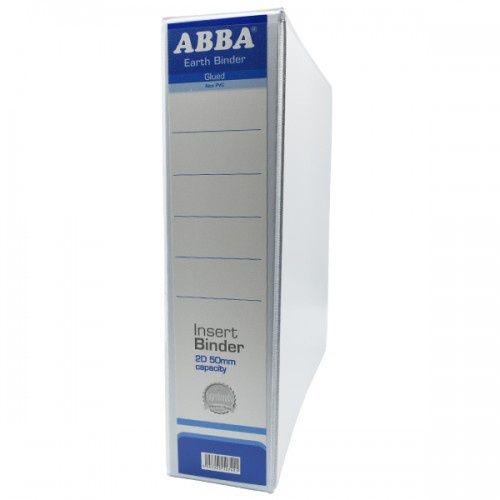 Others *Abba 50mm PVC 2D Ring File A4 Insert Binder White