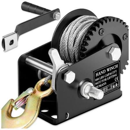 Others *Bravex Boat Trailer Winch 800 lbs Portable Hand Crank ATV Winch