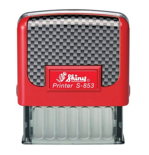 SHINY S853 SELF INKING RUBBER STAMP (S853 )  17MM X 46MM