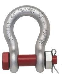 Crosby1-1/8" G-2130 BOLT TYPE ANCHOR SCHACKLE -9-1/2 TON WLL