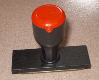 Rubber Stamp Biasa - 6.5 cm