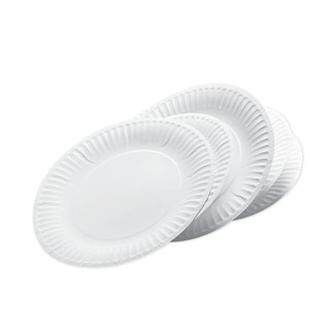 Paper Plate 7" White 100 pcs per pkt