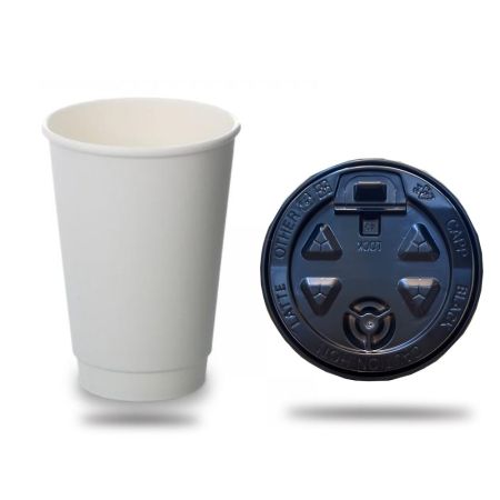QP PAPER COFFEE CUP 12OZ 355MM (100PCS)