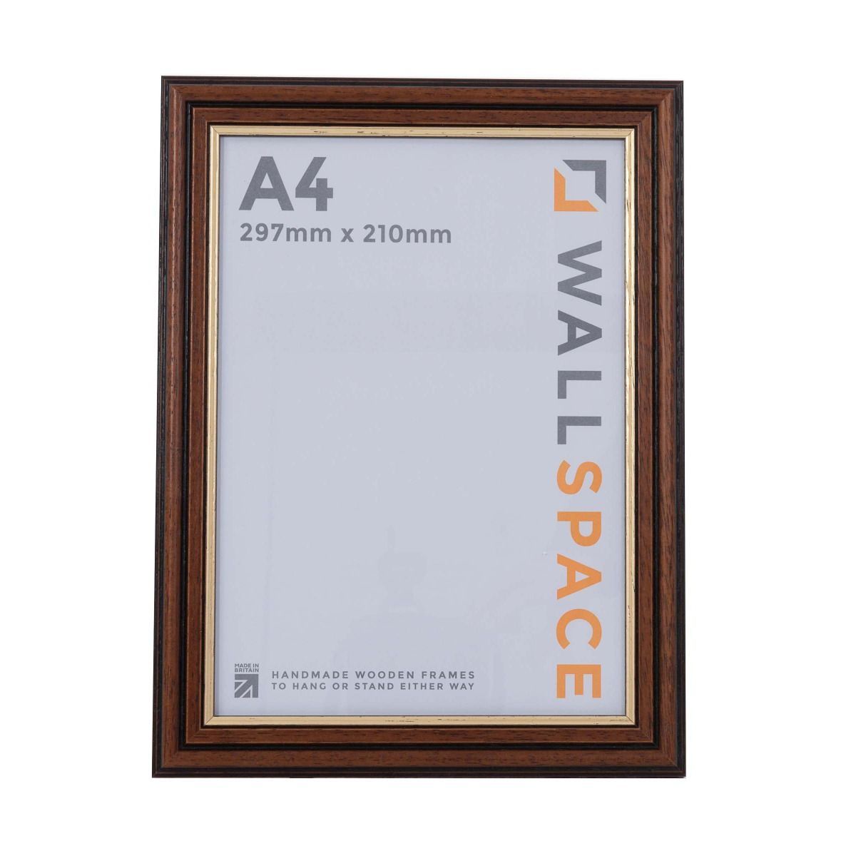 Wood Frame A4 7225 Brown