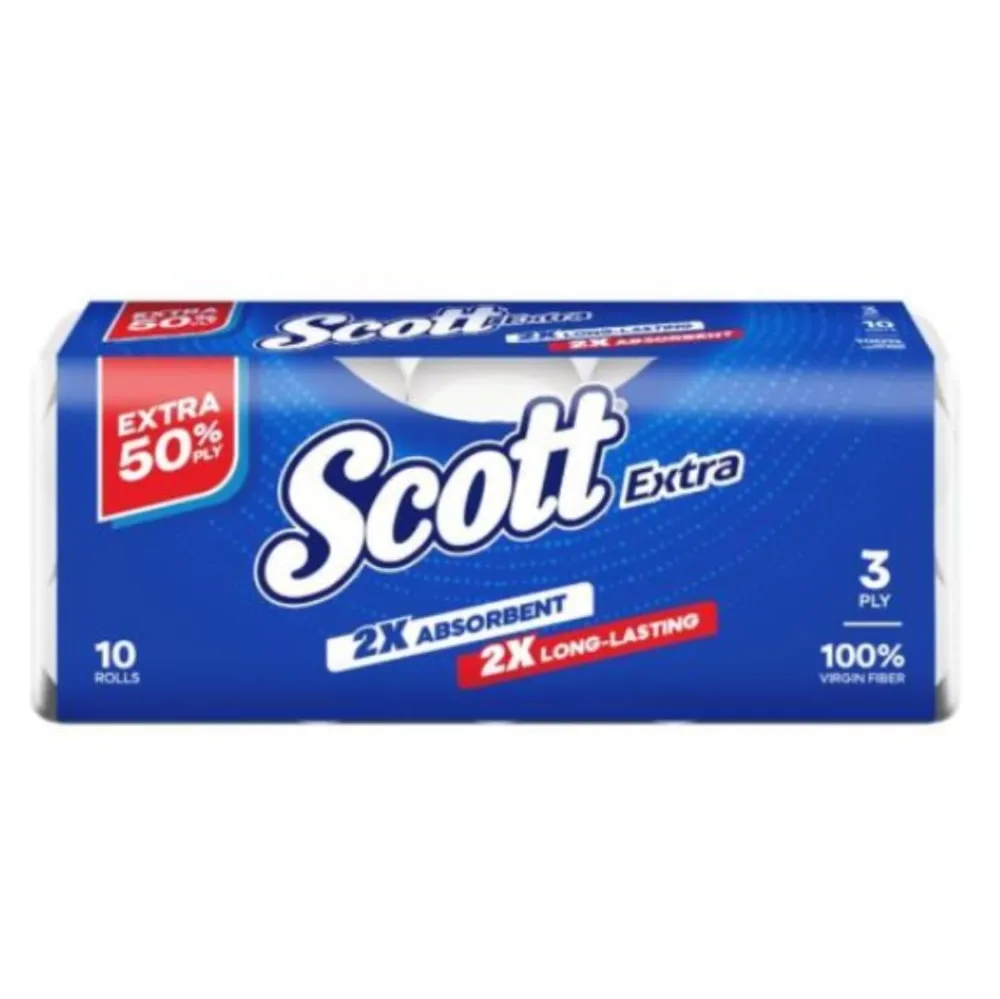 Others *SCOTT EXTRA TOILET TISSUE 10 ROLLS X 180 SHEETS