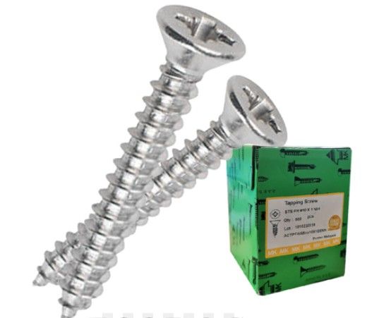CSK Head Self Tapping Screws #10 x 3" (50PCS/PKT)
