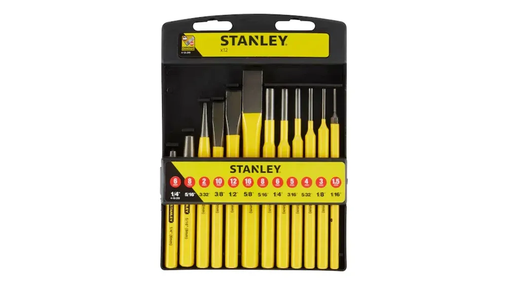 Others *Stanley 12-Piece Punch Set, Pin Punch, 1.5 ? 6 mm Shank