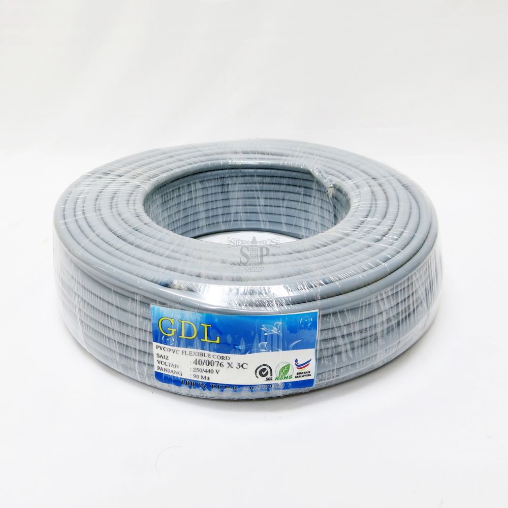 SE SETIA ELECTRIC EUSKO 40/0.76MM X 3C FLEXIBLE CABLE (GREY)