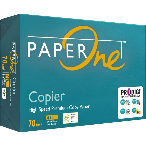 PAPERONE A3 COPIER PAPER WHITE 70GSM 500'S GREEN PACK