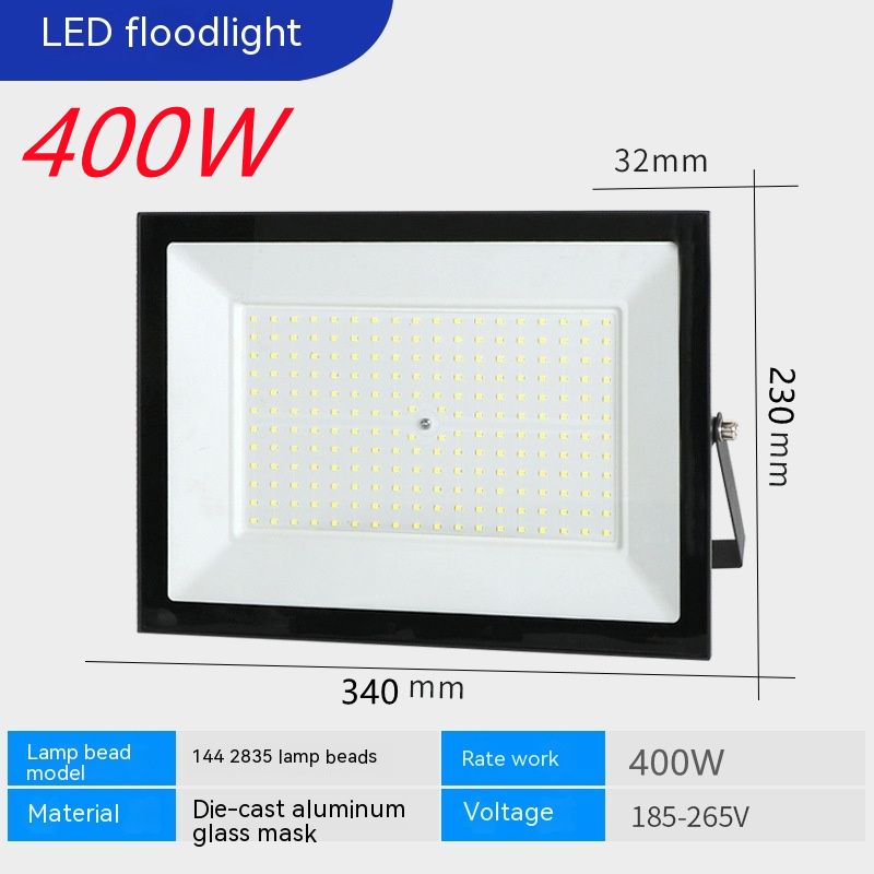 OEM 400W LED Flood Light 220V Waterproof PIR Motion Sensor