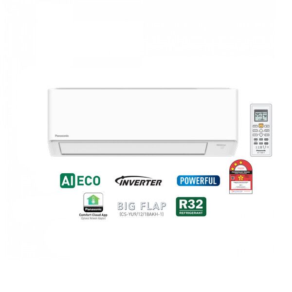 PANASONIC R32 INVERTER WALL MOUNTED (3 STAR) YU 1.5HP