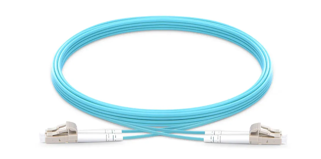 QP LC-LC/UPC MM OM4 Duplex LSZH Fiber Cable 3M