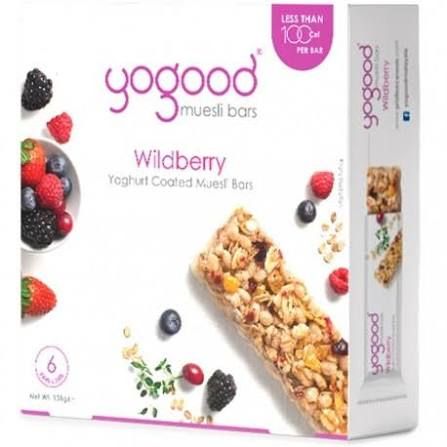 QP Yogood Muesli Bars Wildberry pack (6x23g/138g)