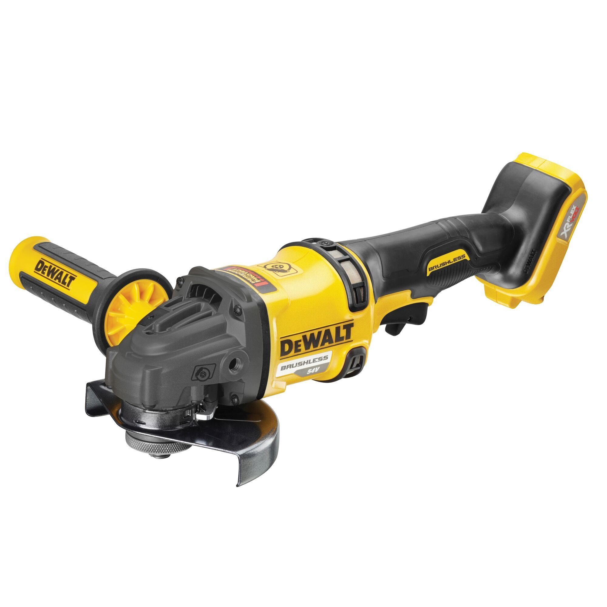 DEWALT 54V XR FLEXVOLT 125mm Angle Grinder - Bare Unit DEWALT DCG418NT-XJ 54V XR FLEXVOLT 125mm Angle Grinder - Bare Unit