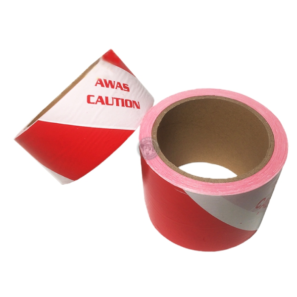 Red White Danger Tape 2"