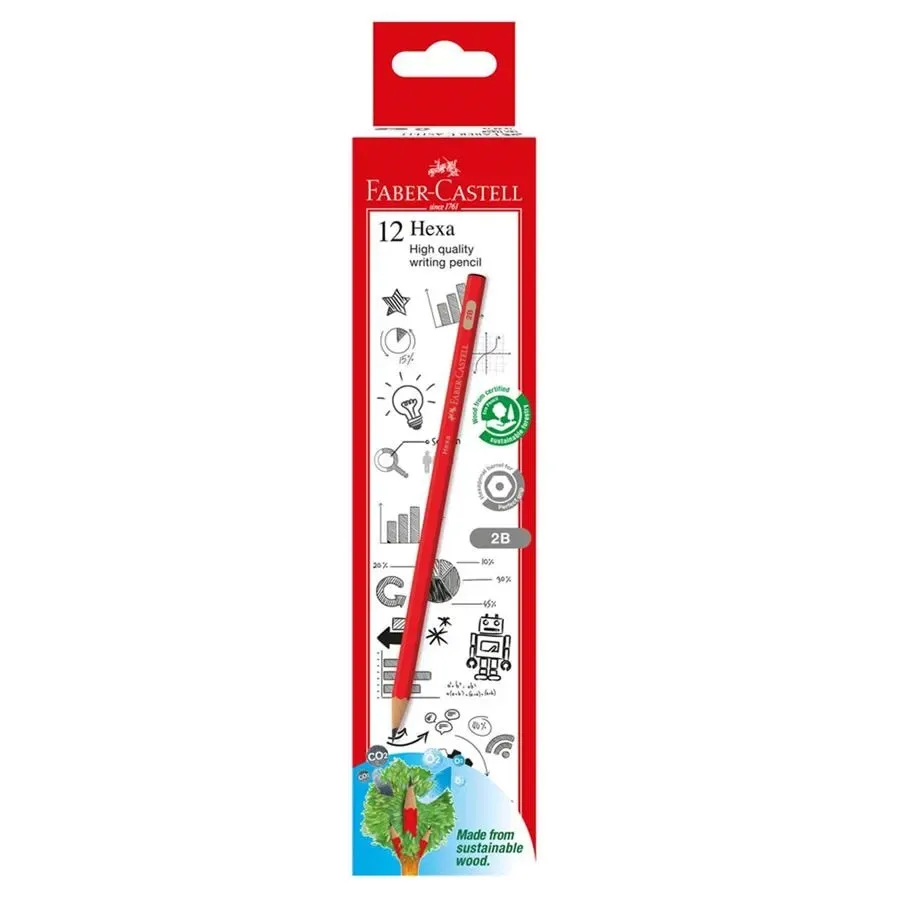 QP Faber-Castell 2B Pencil (1323/132312)