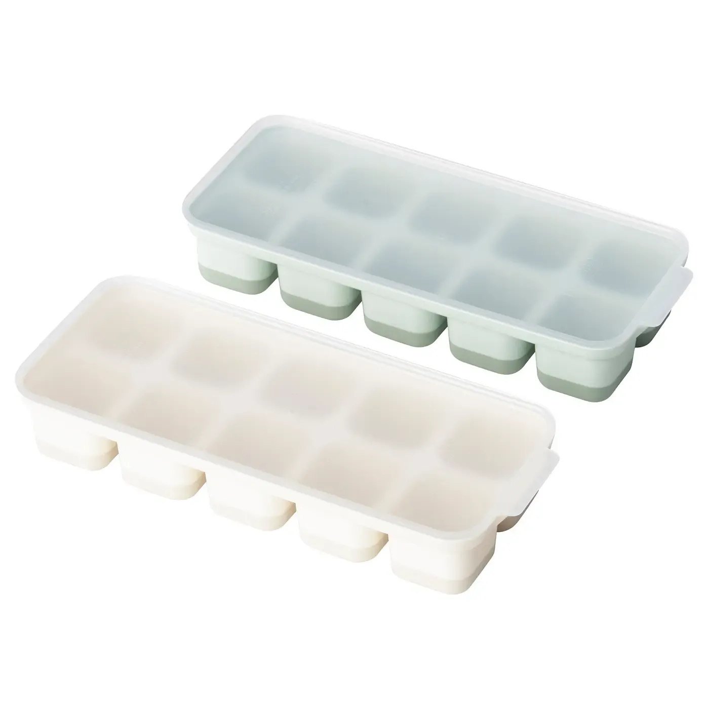 Others *SPJUTROCKAIce cube tray with lid, mixed colours- 2packs