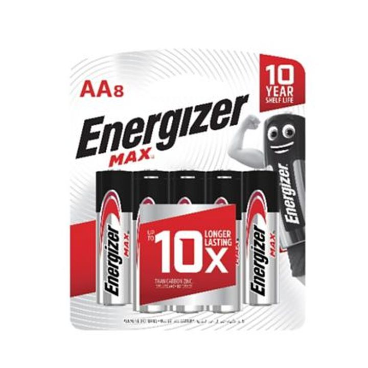 Energizer AA Battery (8 pcs) / Energizer AAA Battery (8 pcs) / Energizer Batery AAA / Energizer MAX Battery / Bateri AA / Alkaline Battery #Energizer Battery # 1.5V Battery # Jaminan : 2 Tahun # RS2779 ( KTT : 1 Pack @ 8 Biji )