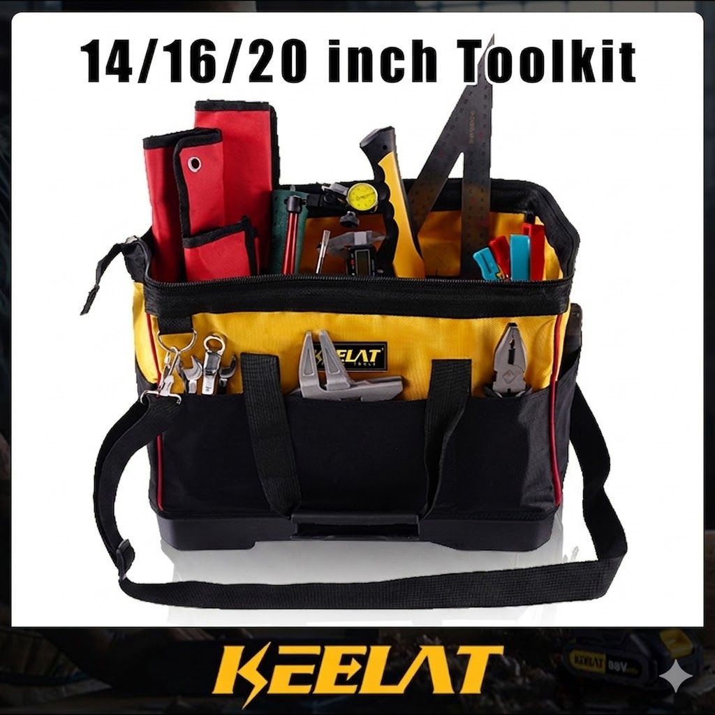 KEELAT 16 Inch Storage Tool Bag Waterproof
