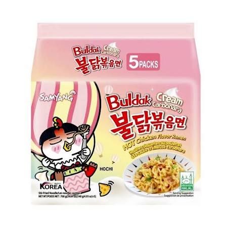 Others *Samyang Hot Chicken Cream Carbonara Ramen 5 x 140g