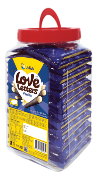 (Loose pack) Julie’s Love Letters Vanilla 576g
